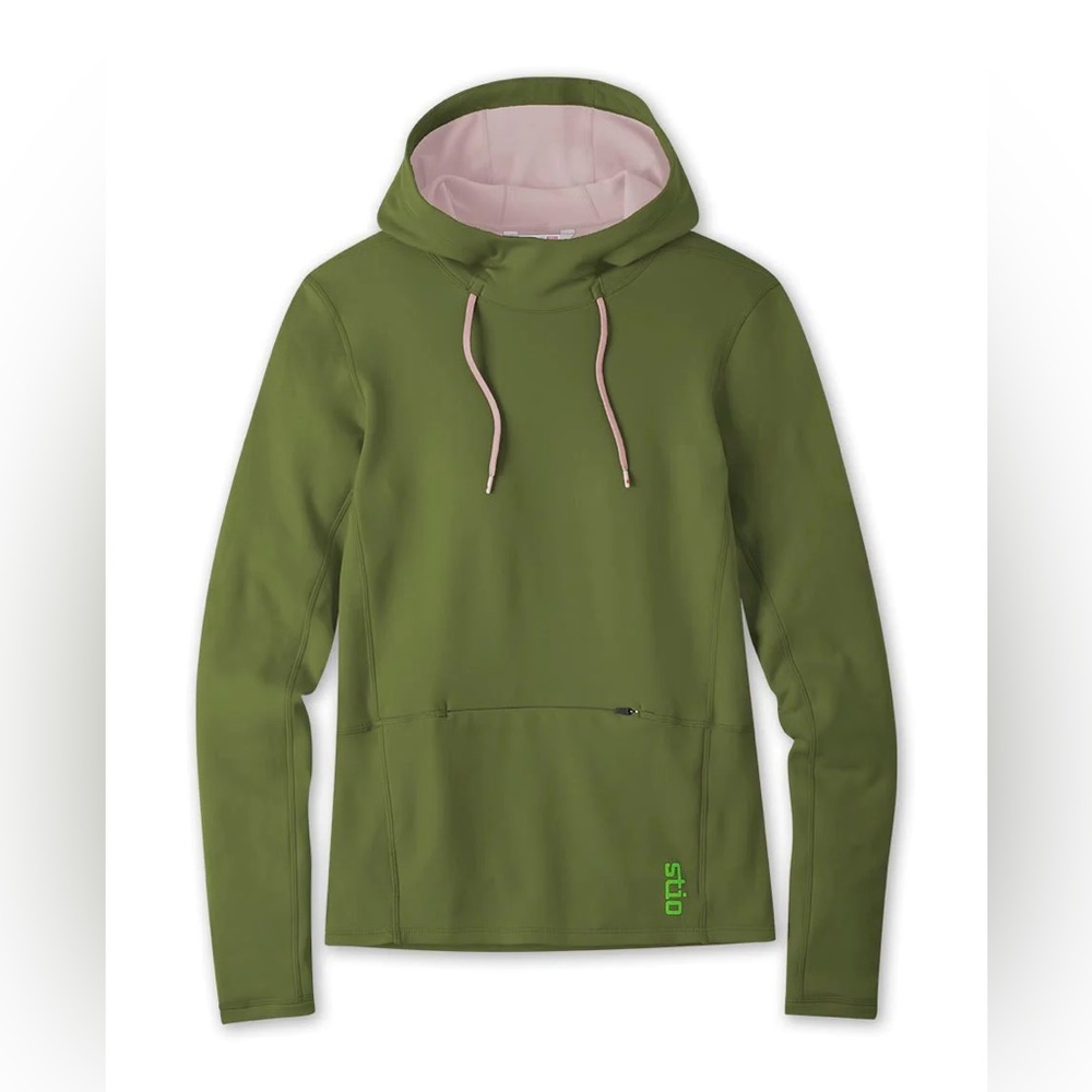 Stio Women’s Fremont Stretch Hoodie S Vintage Ivy Green NWT